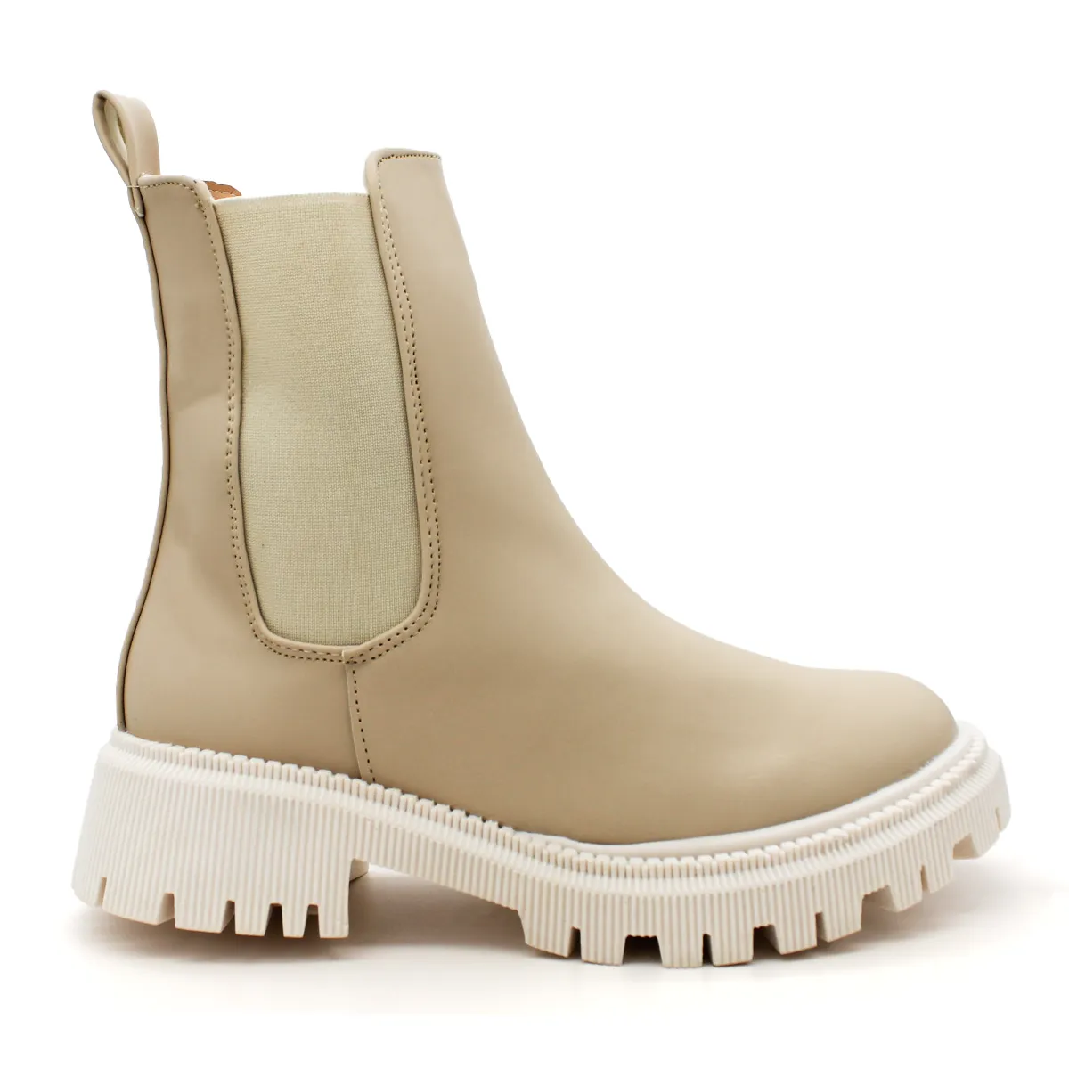 Botas casuales Exterior Piel sintética Color Beige  Para Mujer De RBCOLLECTION